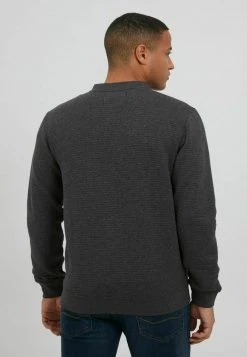 INDICODE JEANS IDBRONTE - Sweat à Capuche Zippé - Charcoal Mix -INDICODE Boutique 5c8434c338de4396a1261e9a1207242d