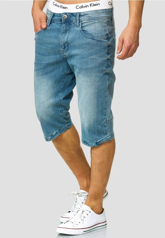 INDICODE JEANS Short En Jean - Blue 1 INDICODE JEANS Short En Jean - Blue
