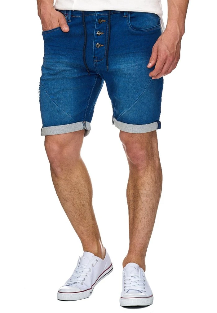INDICODE JEANS Short En Jean - Blue 3 INDICODE JEANS Short En Jean - Blue â Image 3