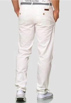 INDICODE JEANS HAVER - Pantalon Classique - Offwhite -INDICODE Boutique 5e8a184c357b41c68bf105f8ef53face