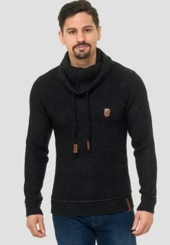 INDICODE JEANS KESHAWN - Pullover - Schwarz