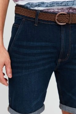 INDICODE JEANS IDQUINCY - Short En Jean - Dark Blue -INDICODE Boutique 5fb7f8962ff54a8cae51c231031965f5