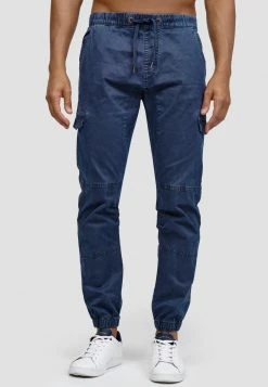 INDICODE JEANS Pantalon Cargo - Navy