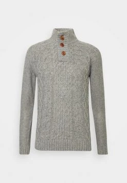 INDICODE JEANS RICH - Pullover - Light Grey Melange 10 INDICODE JEANS RICH - Pullover - Light Grey Melange -INDICODE Boutique 602be77583c6409aa4b15509c92a0b81