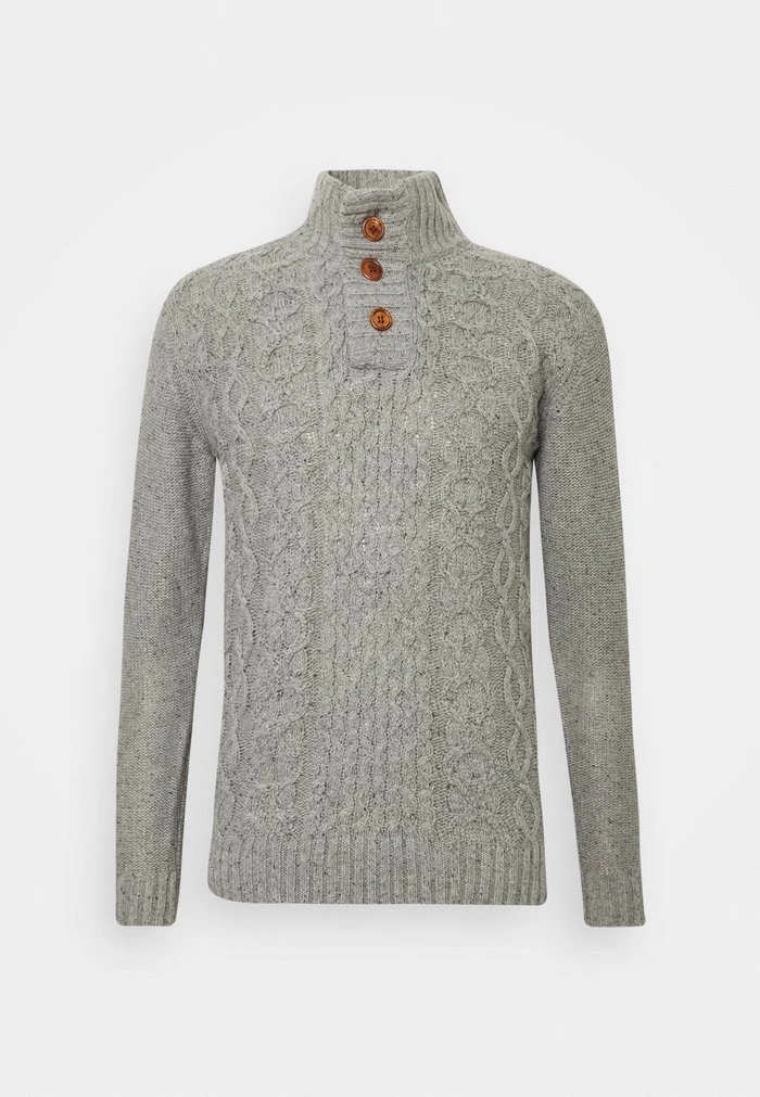 INDICODE JEANS RICH - Pullover - Light Grey Melange 5 INDICODE JEANS RICH - Pullover - Light Grey Melange – Image 5