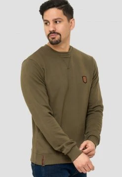 INDICODE JEANS BEECHEN - Sweatshirt - Army -INDICODE Boutique 61a6aca165d842bab52639501f08445c