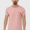 INDICODE JEANS MORAN - T-shirt Imprimé - Coral Cloud
