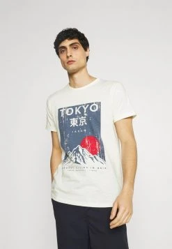 INDICODE JEANS WELCH - T-shirt Imprimé - Marshmellow