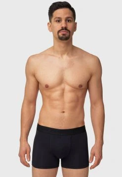 INDICODE JEANS BAMBOO BERLIN - Shorty - White/black/navy