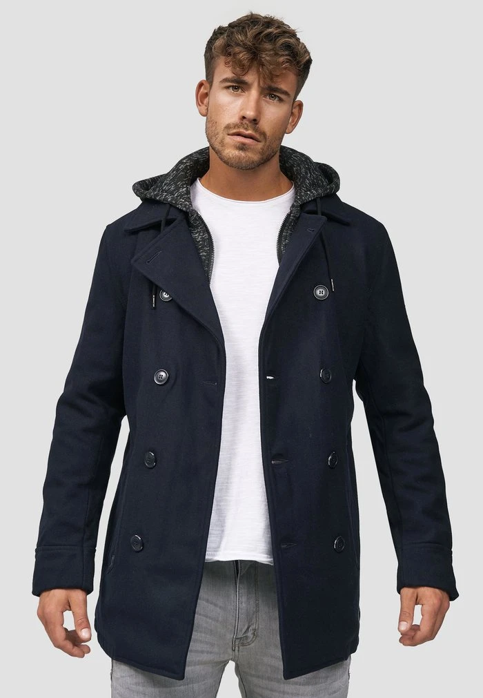 INDICODE JEANS Manteau Court - Dark Blue 1 INDICODE JEANS Manteau Court - Dark Blue