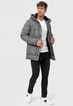 INDICODE JEANS TUSCON - Veste D'hiver - Grey Mix 10 INDICODE JEANS TUSCON - Veste D'hiver - Grey Mix -INDICODE Boutique 6517483cda514c48982a1164e3084346