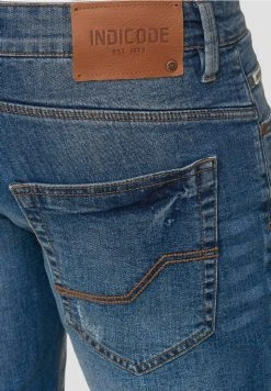 INDICODE JEANS CUBA CADEN - Short En Jean - Medium Indigo -INDICODE Boutique 65cc1751a0384625a50e98debc909ca8
