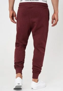 INDICODE JEANS Pantalon De Survêtement - Bordeaux Mix -INDICODE Boutique 65f2d6912d744eca9a5040b62e585b43