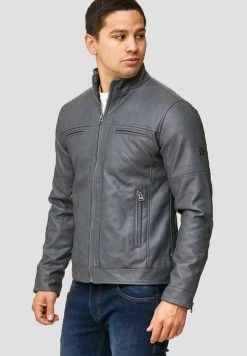 INDICODE JEANS BROOK - Veste En Similicuir - Raven