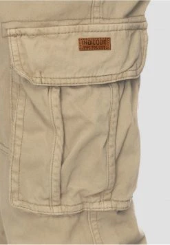 INDICODE JEANS WILLIAM - Pantalon Cargo - Beige -INDICODE Boutique 67732d6dcce64d8480f2f57d79b07703