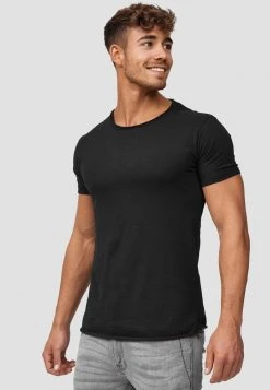 INDICODE JEANS WILBUR - T-shirt Imprimé - Schwarz -INDICODE Boutique 6774373a06ca44899a5a895f86fe35f8