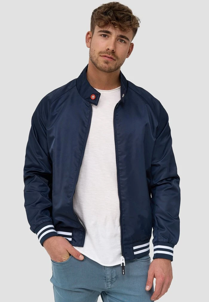 INDICODE JEANS AYSER - Blouson Bomber - Navy 5 INDICODE JEANS AYSER - Blouson Bomber - Navy – Image 5