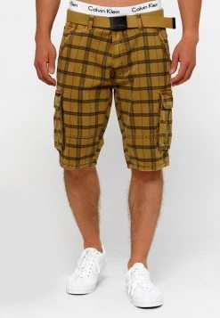 INDICODE JEANS BLIXT - Short - Amber Check