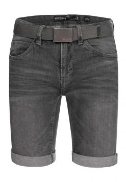 INDICODE JEANS CUBA CADEN - Short En Jean - Dark Grey -INDICODE Boutique 6a728398c85e4079974654d9bb77758e