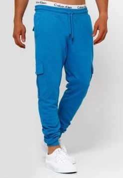 INDICODE JEANS BENDNER - Pantalon Cargo - Clear Blue Mix -INDICODE Boutique 6a7f956025214c41848c1ef800dd3668