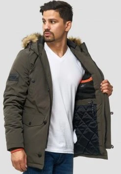 INDICODE JEANS LEICESTER - Veste D'hiver - Dark Green -INDICODE Boutique 6b1695af6d50490590ee533534f988d1