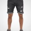 INDICODE JEANS IDHALLOW - Short En Jean - Dark Grey