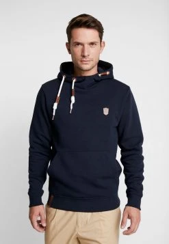 Promos INDICODE JEANS Boutique 41 INDICODE JEANS NEVILLY - Sweat à Capuche - Navy