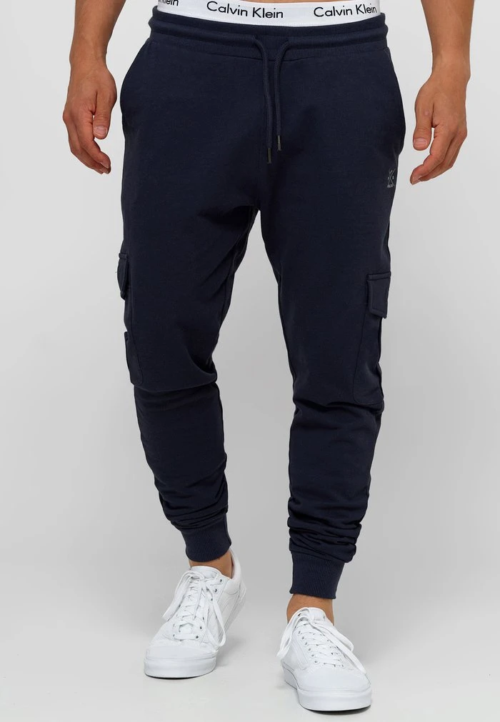 INDICODE JEANS DIEGO - Pantalon De Survêtement - Navy 1 INDICODE JEANS DIEGO - Pantalon De Survêtement - Navy