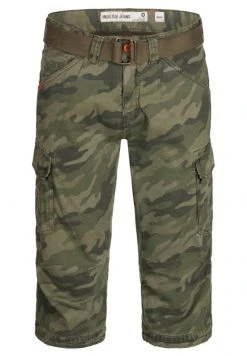 INDICODE JEANS MIT GÜRTEL NICOLAS - Short - Mottled Dark Green 7 INDICODE JEANS MIT GÜRTEL NICOLAS - Short - Mottled Dark Green -INDICODE Boutique 7069eb6159594d11a7bd568341601341