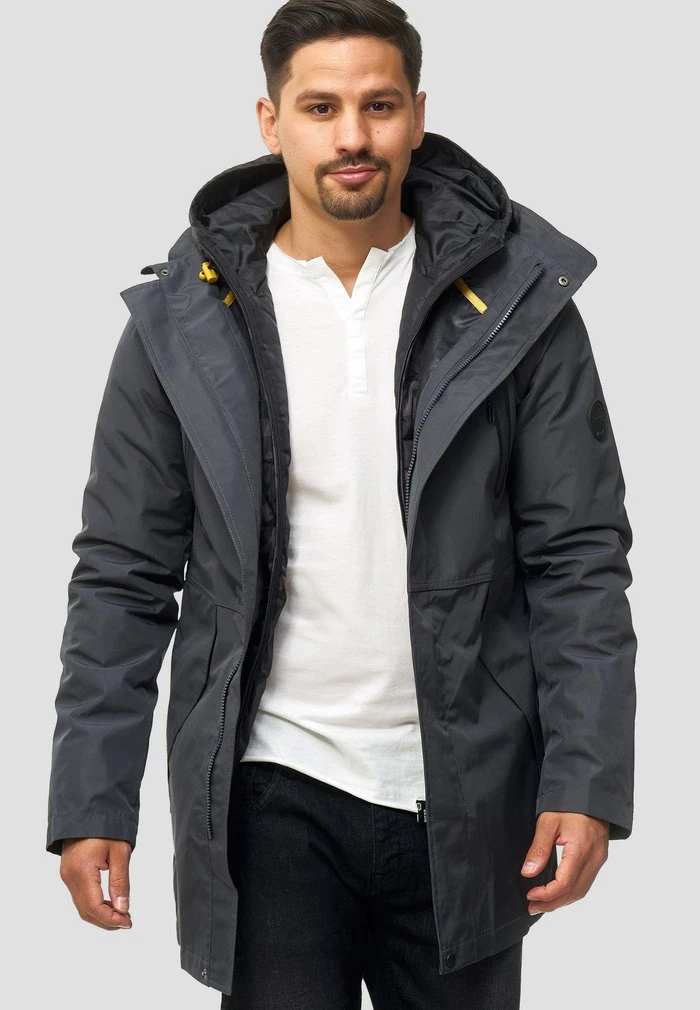 INDICODE JEANS Veste D'hiver - Dark Grey 1 INDICODE JEANS Veste D'hiver - Dark Grey