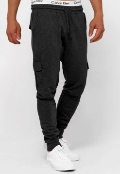 INDICODE JEANS BENDNER - Pantalon Cargo - Charcoal Mix -INDICODE Boutique 715aede758e64bdd9ca794a0596af36e