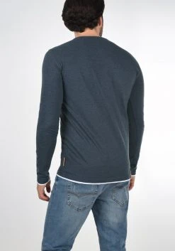 INDICODE JEANS IDGIFFORD - T-shirt à Manches Longues - Navy Mix -INDICODE Boutique 7170104217774dc592a42e4408011fee