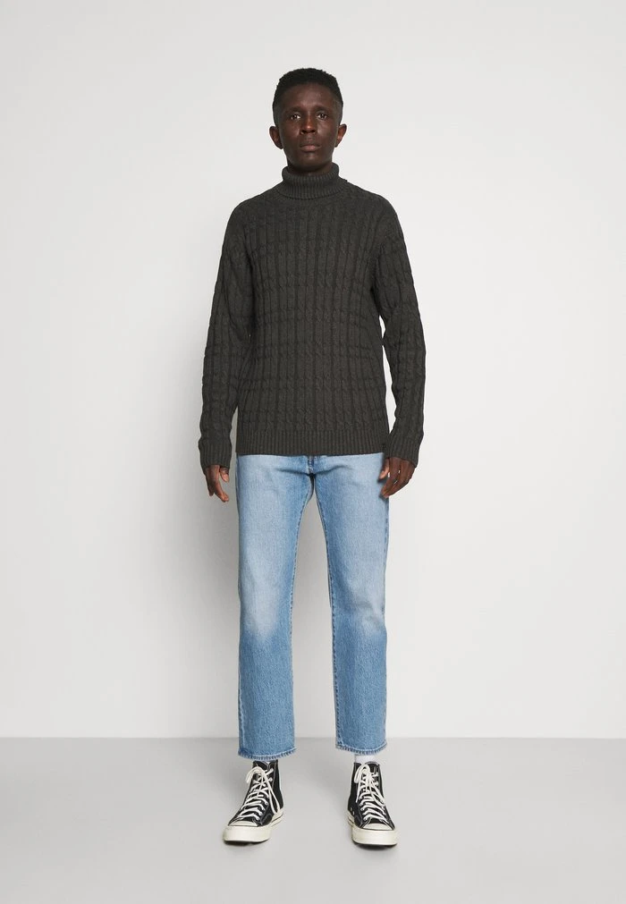INDICODE JEANS KENNEDY - Pullover - Charcoal Mix 2 INDICODE JEANS KENNEDY - Pullover - Charcoal Mix – Image 2