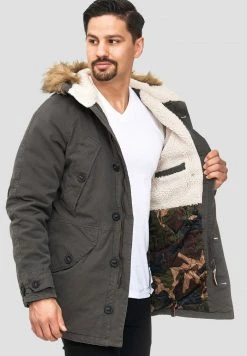 INDICODE JEANS Veste D'hiver - Anthracite 9 INDICODE JEANS Veste D'hiver - Anthracite -INDICODE Boutique 7486776c056f4a49a13f7022749c84a5