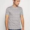 INDICODE JEANS CANNES - T-shirt Imprimé - Grey
