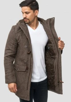 INDICODE JEANS LIAM - Veste D'hiver - Mottled Brown -INDICODE Boutique 78064704761445c2ab5047f686c83909