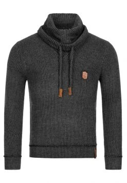 INDICODE JEANS KESHAWN - Pullover - Anthrazit -INDICODE Boutique 79758af6ae1b4505b92070acf2cd395c