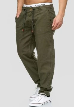 INDICODE JEANS BOULWARE - Pantalon Classique - Army