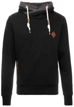 INDICODE JEANS BATCHELOR - Sweat à Capuche - Black -INDICODE Boutique 79fcdd6929294156a9aff8ddb12b6ab0