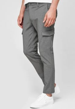 INDICODE JEANS SUPER STRETCH ECKHART - Pantalon Cargo - Grey Mix -INDICODE Boutique 7a08d0e97ed04b75ac61f3ab9ad46f69