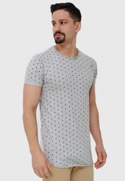INDICODE JEANS T-shirt Imprimé - Lt Grey Mix -INDICODE Boutique 7a0b8e0dac144c43ae6af90f4e1248d8