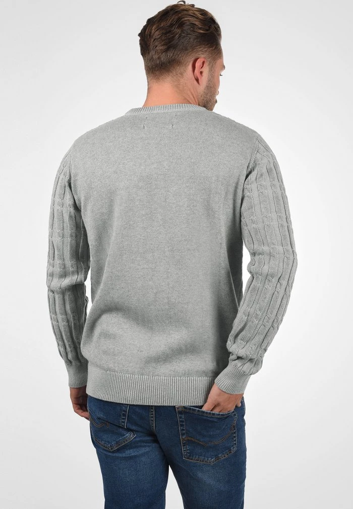 INDICODE JEANS IDPAULETTA - Pullover - Grey Mix 3 INDICODE JEANS IDPAULETTA - Pullover - Grey Mix – Image 3