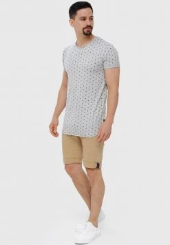 INDICODE JEANS T-shirt Imprimé - Lt Grey Mix -INDICODE Boutique 7a8d613984944dbb889002b9f0e54870