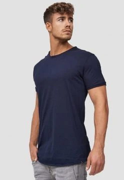 INDICODE JEANS WILBUR - T-shirt Imprimé - Dark Blue -INDICODE Boutique 7a99acd9ebfb469589c60fdd39ad5b68