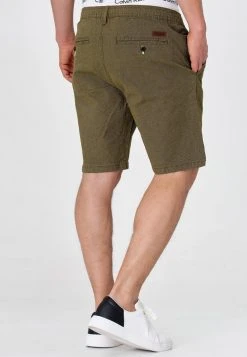 INDICODE JEANS GRANBY - Short - Dark Olive -INDICODE Boutique 7a9d6f5e177945cca0b5f9d618dda914