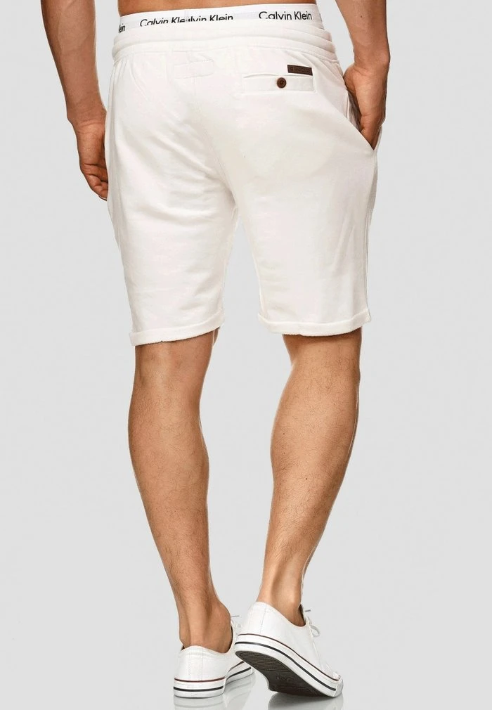 INDICODE JEANS ALDRICH - Short - Off White 2 INDICODE JEANS ALDRICH - Short - Off White – Image 2