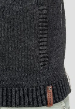 INDICODE JEANS Sweat à Capuche Zippé - Anthracite -INDICODE Boutique 7d977be98d7b4822b71e7377cacdab71