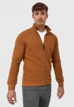INDICODE JEANS BERMIE - Sweat à Capuche Zippé - Mottled Brown -INDICODE Boutique 7dad40bb24ee4a44b56e240c15905e15