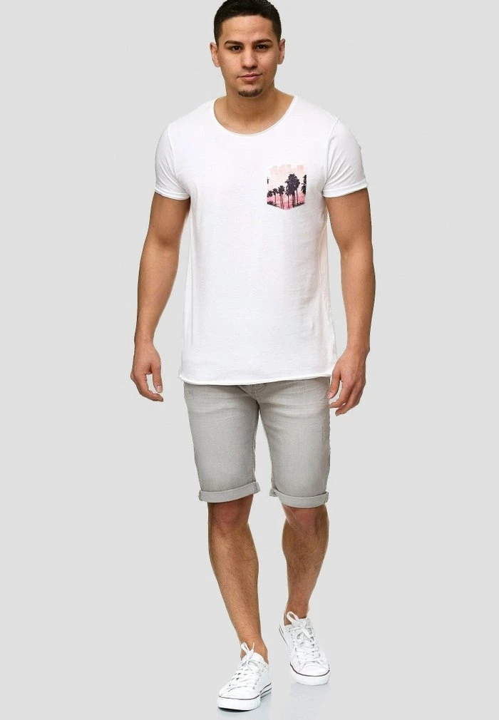 INDICODE JEANS CUBA CADEN - Short En Jean - Grau 2 INDICODE JEANS CUBA CADEN - Short En Jean - Grau – Image 2