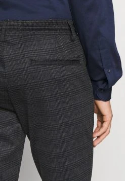 INDICODE JEANS EBERLEIN WITH ROLLED UP - Pantalon Classique - Macan Grey